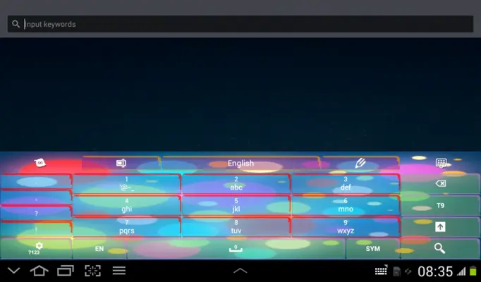 Keyboard Colors Themes android App screenshot 0